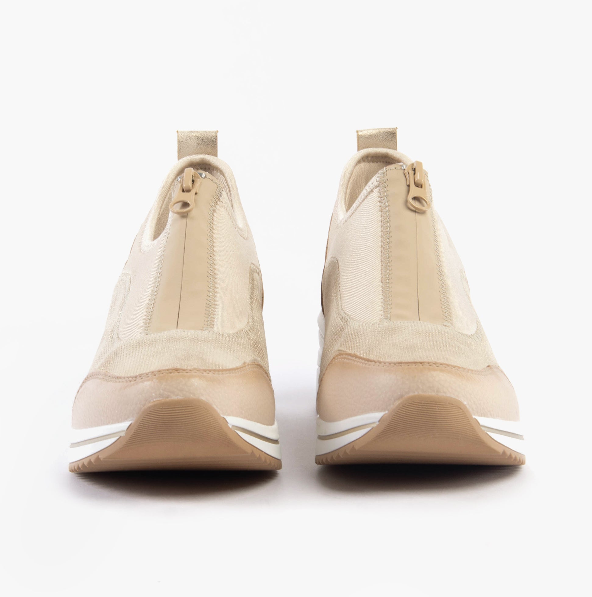 Remonte D0T08-61 Womens Trainers Beige Combination