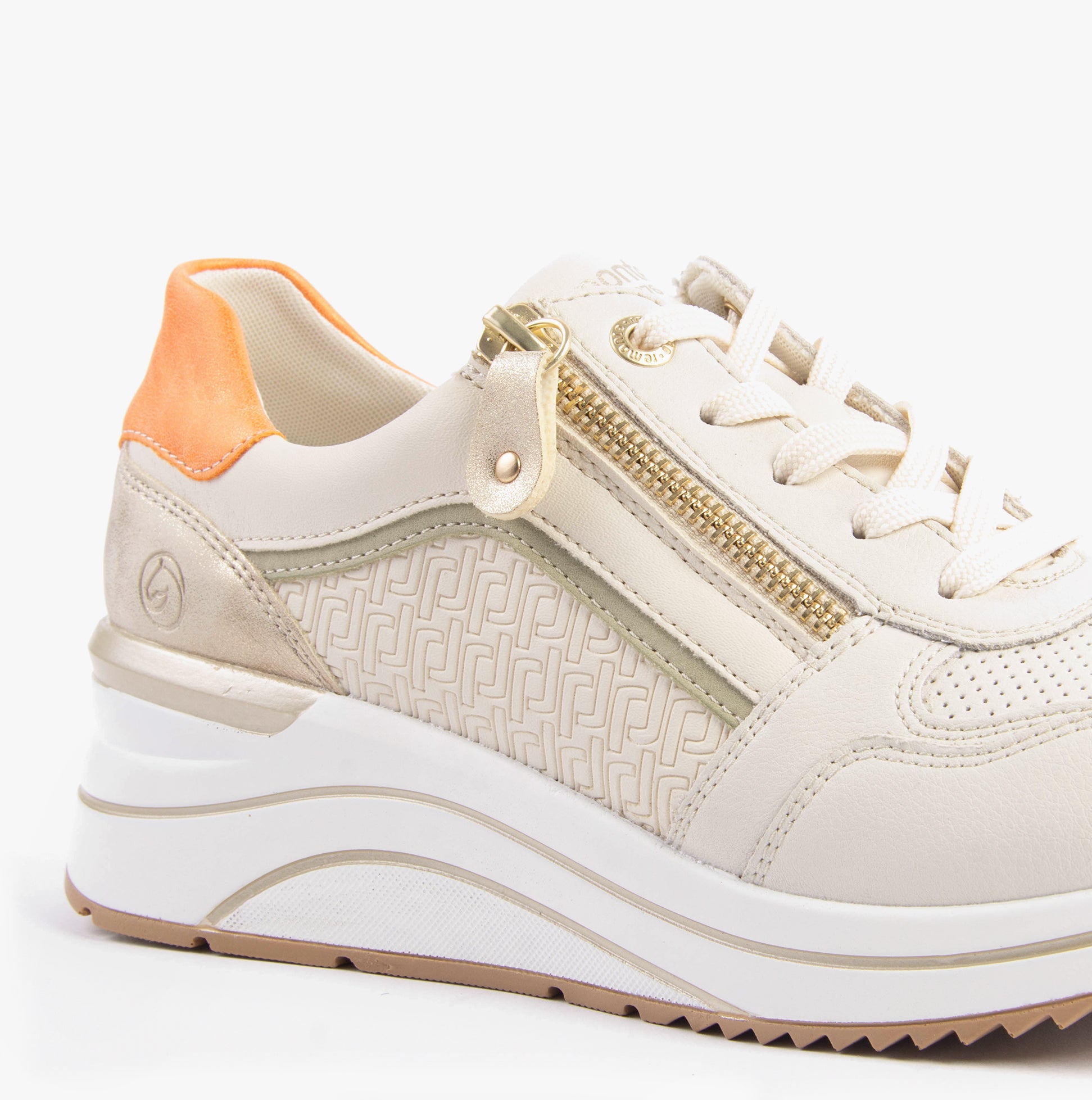 Remonte D0T10-80 Womens Shoes White Combination