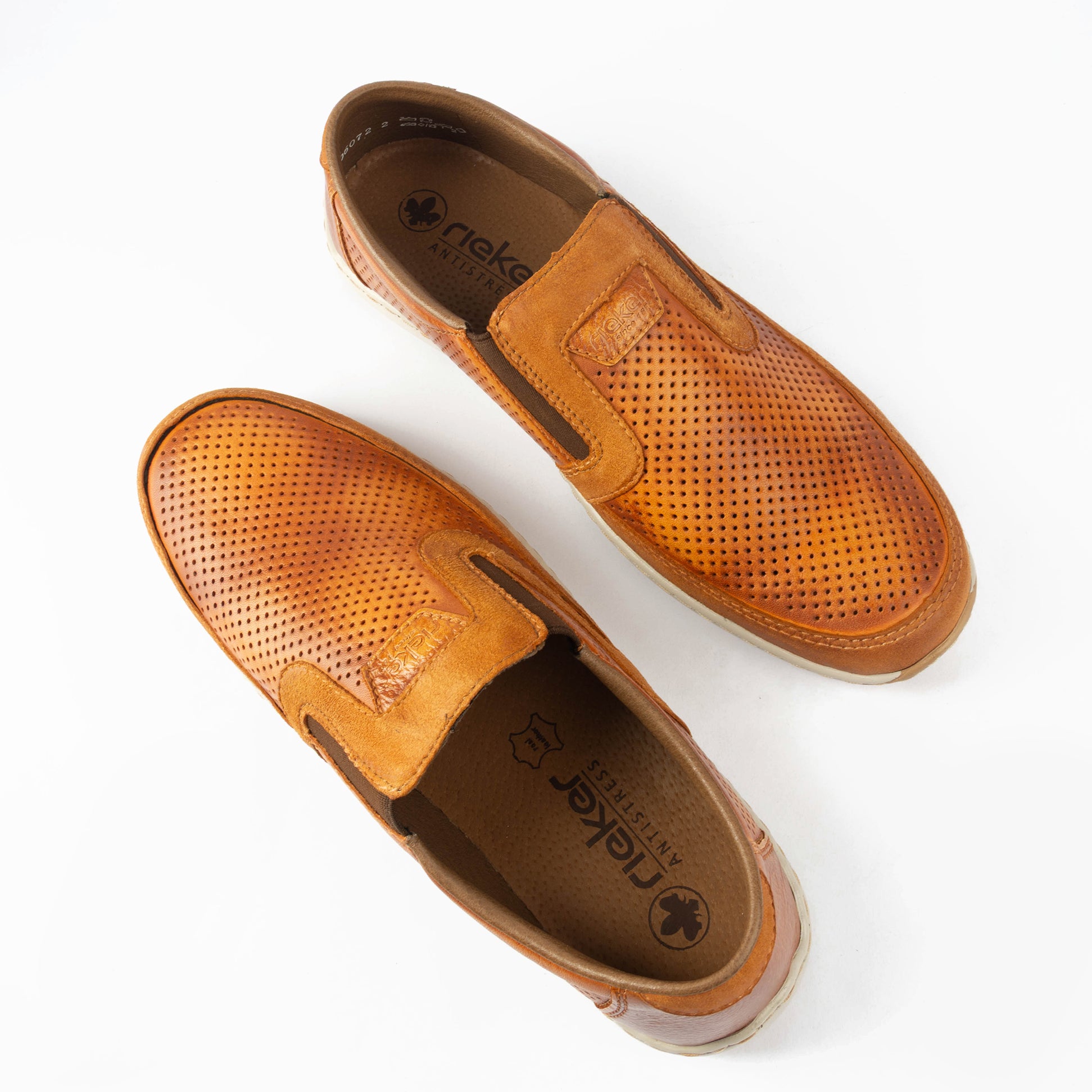 Rieker 08858-24 Mens Shoes Brown