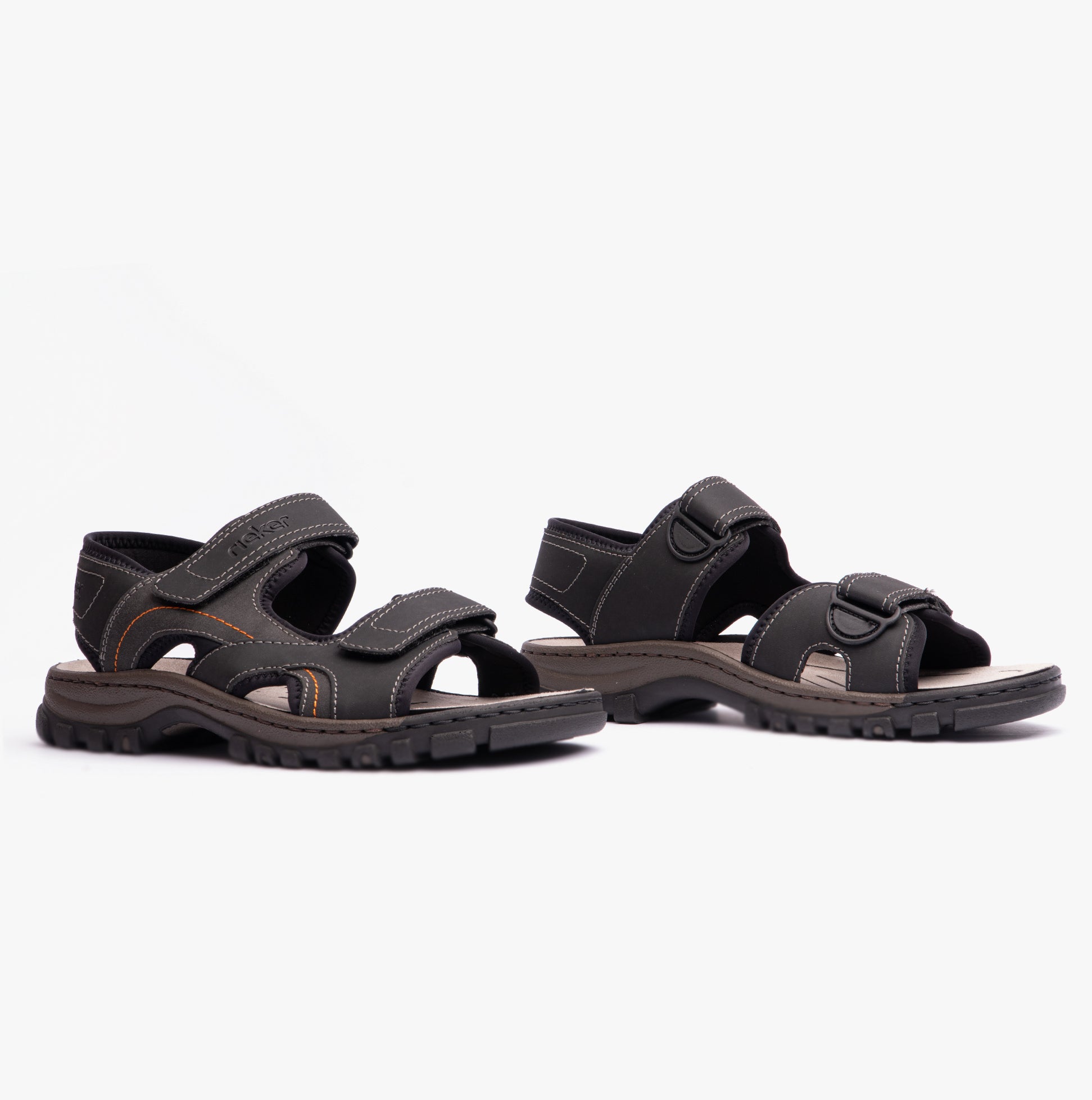 Rieker 25053-00 Mens Sandals Black