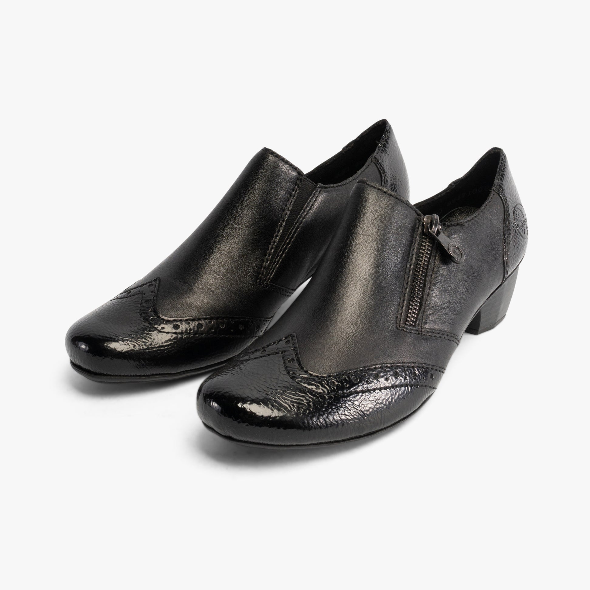 Rieker 41757-00 Womens Shoes Black