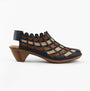 Rieker 46778-14 Womens Shoes Blue Combination