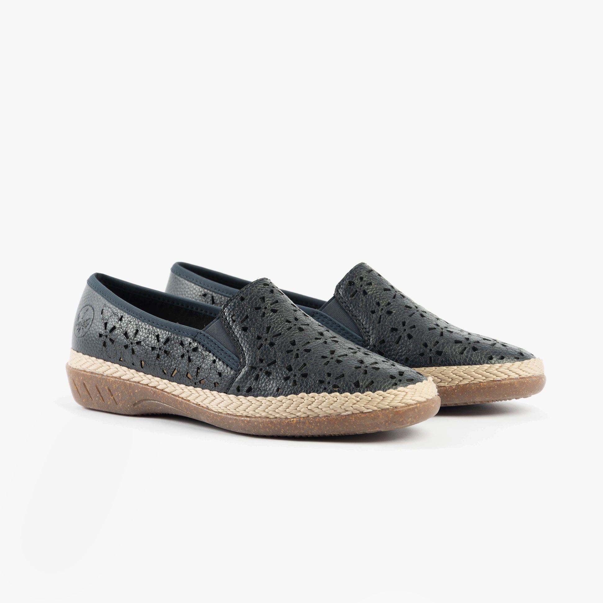 Rieker 47666-14 Womens Shoes Blue