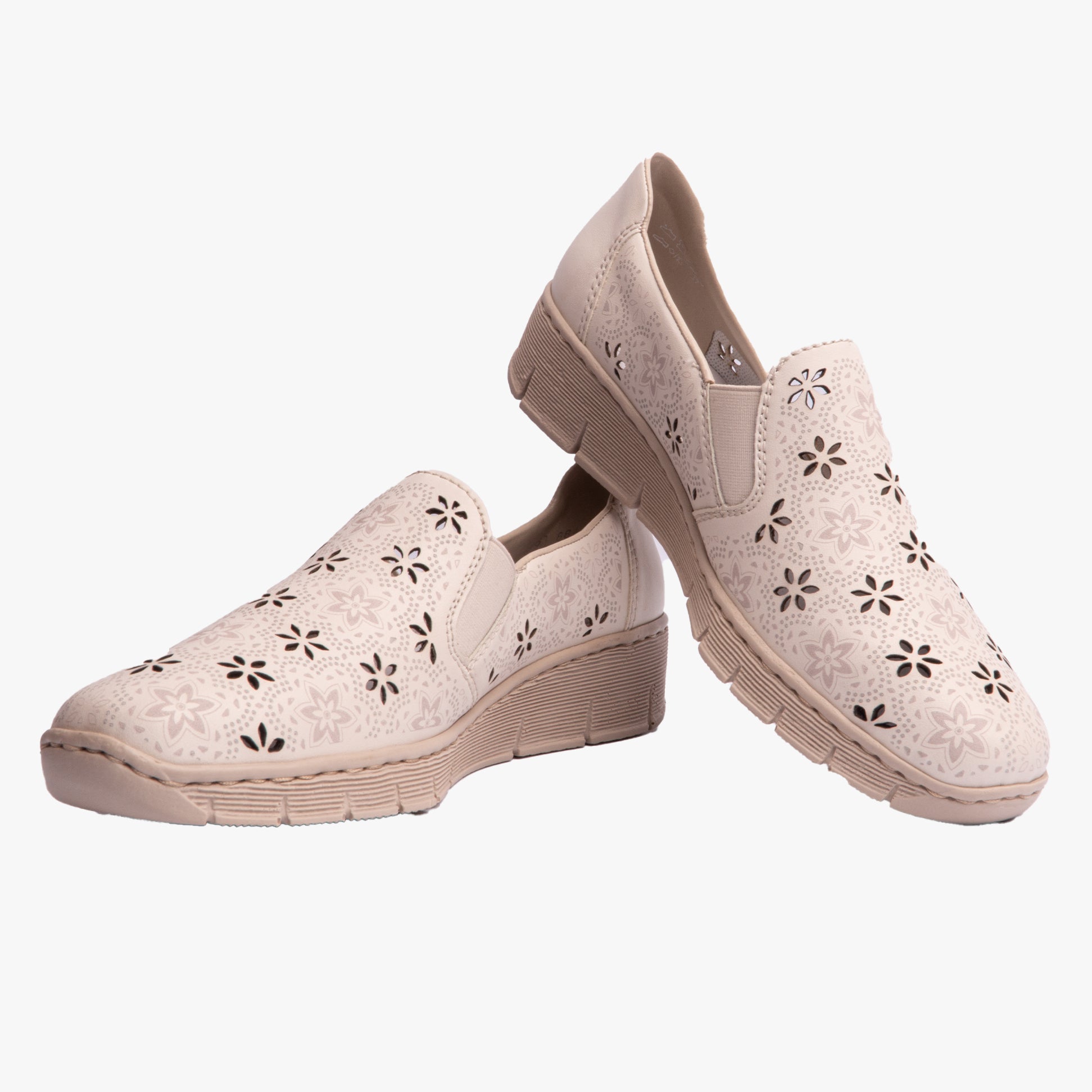 Rieker 53757-60 Womens Shoes Beige