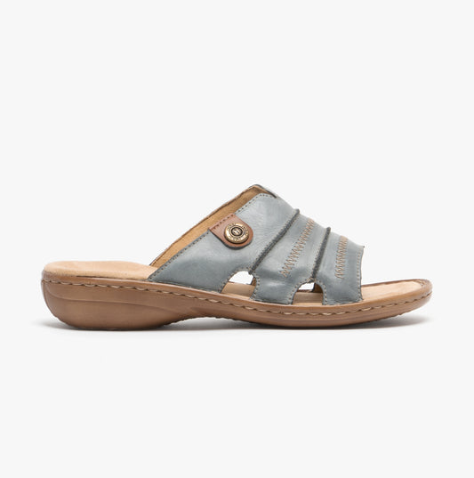 Rieker 60876-12 Womens Sandals Blue