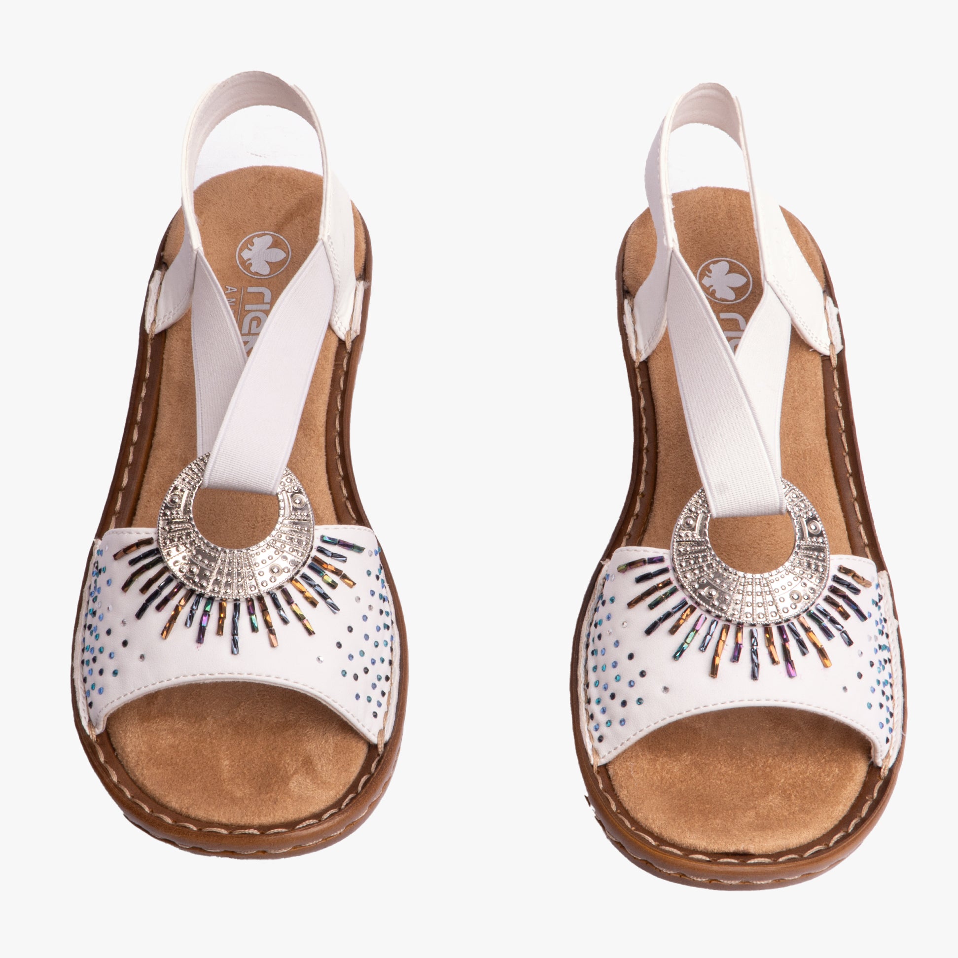 Rieker 60880-80 Womens Sandals White