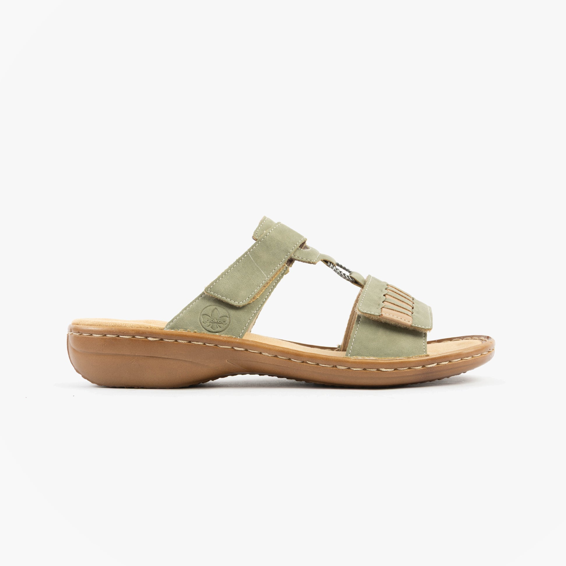 Rieker 60881-52 Womens Sandals Green