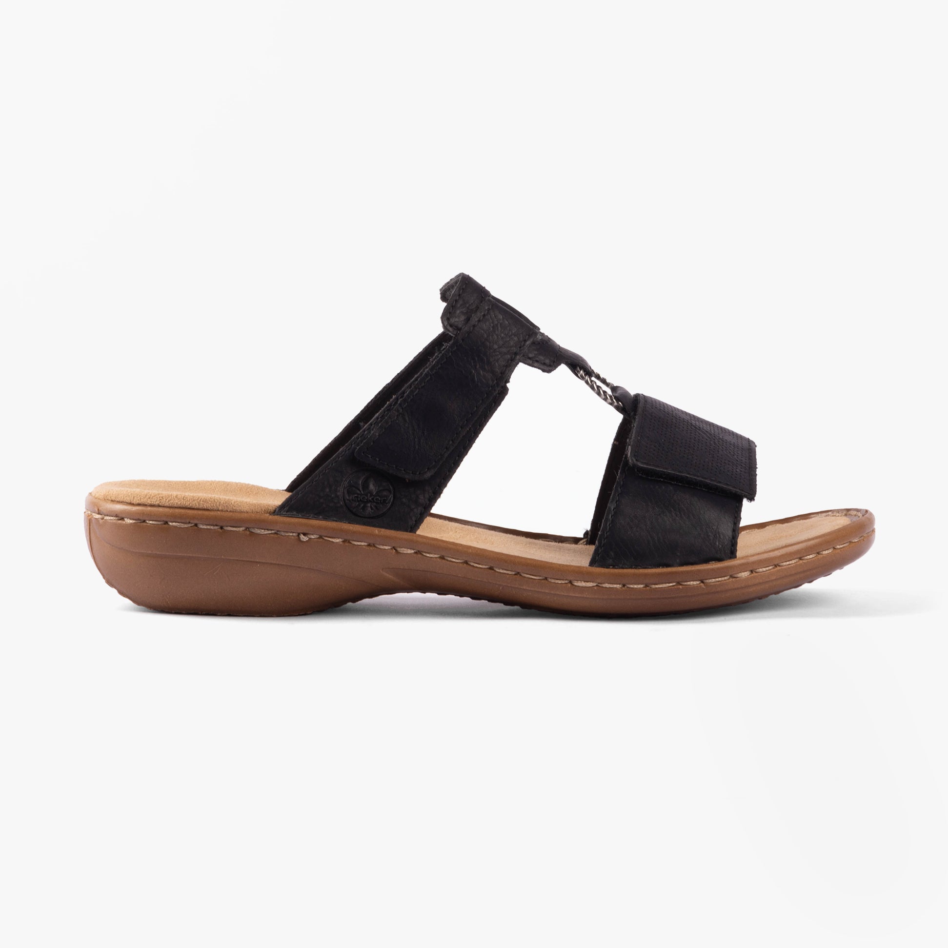 Rieker 60885-00 Womens Sandals Black