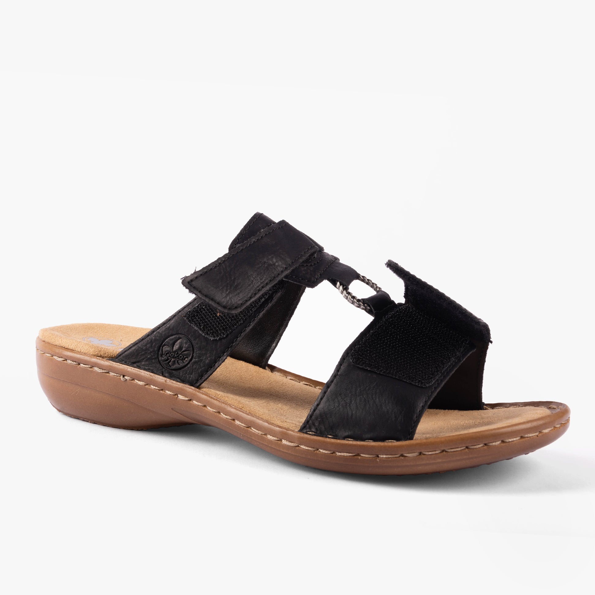 Rieker 60885-00 Womens Sandals Black