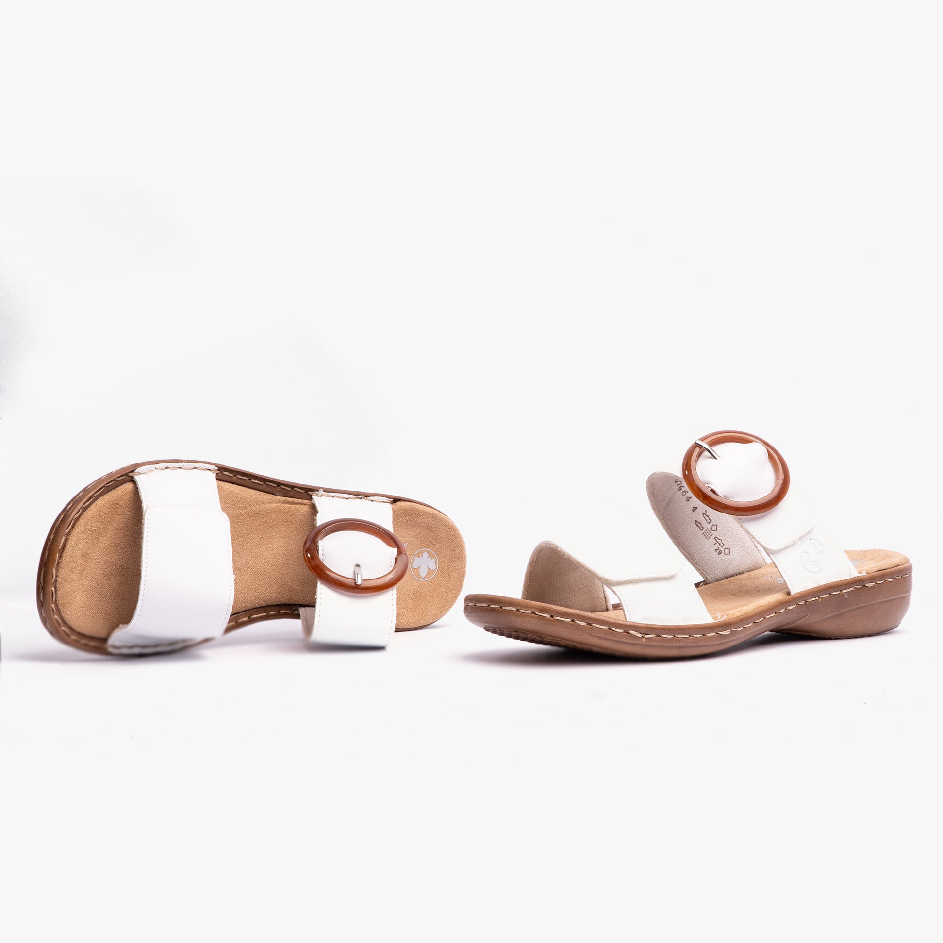 Rieker 60894-80 Womens Sandals White