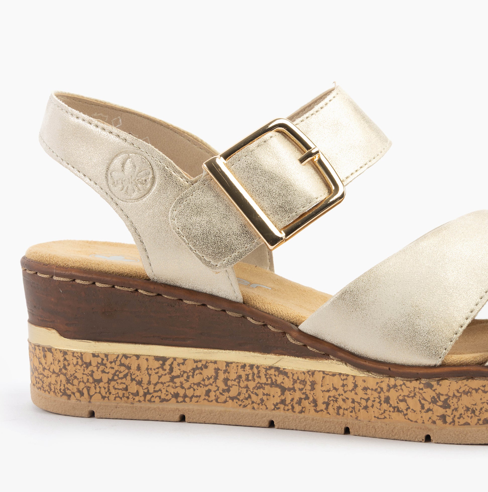 Rieker 63795-60 Womens Sandals Beige