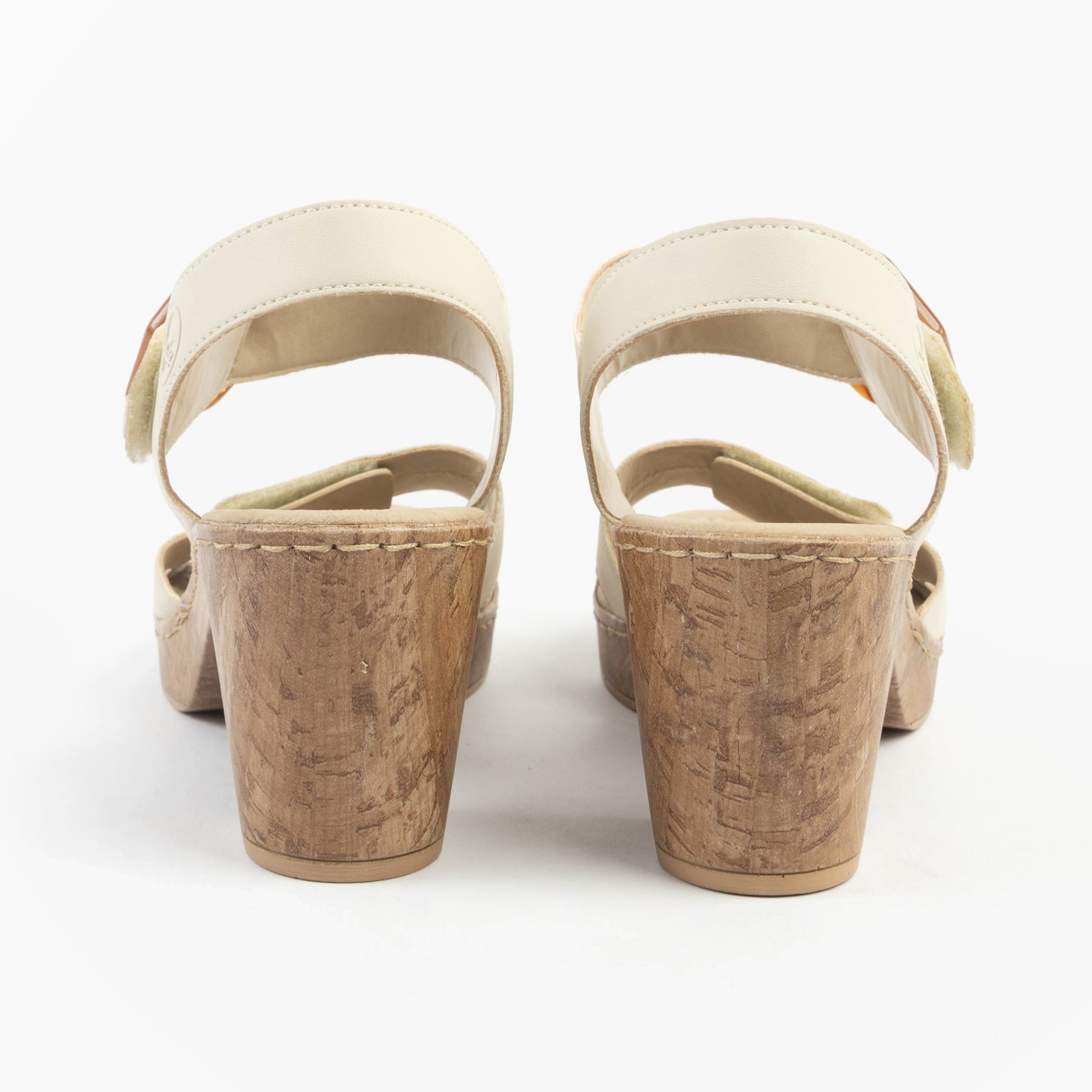 Rieker 66876-60 Womens Sandals Beige