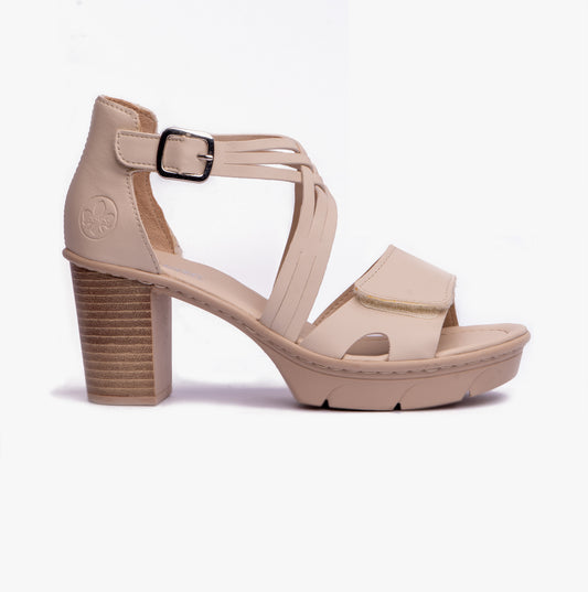Rieker 67578-60 Womens Sandals Beige