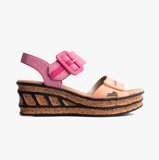 Rieker 68176-31 Womens Sandals Multi