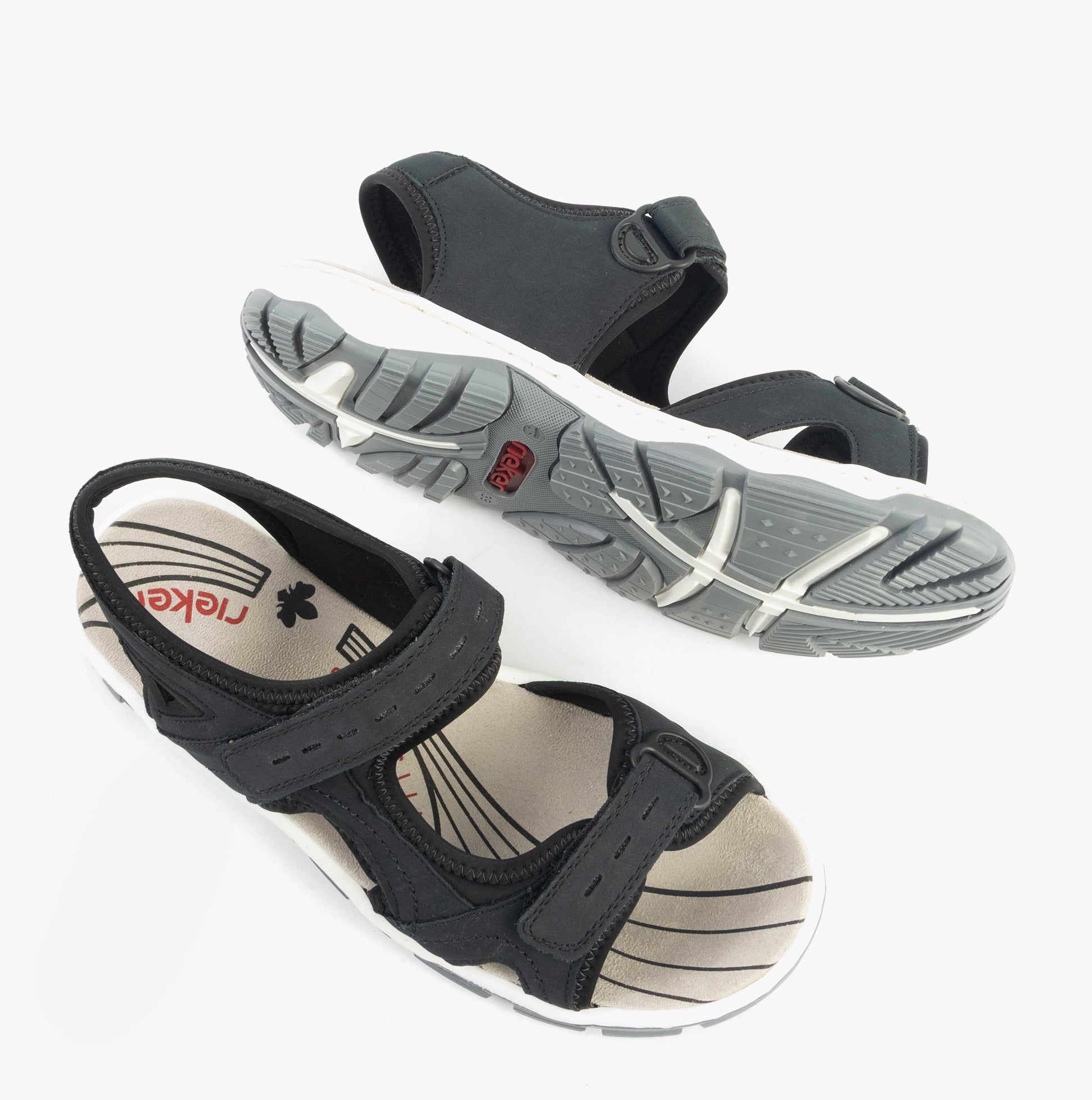 Rieker 68866-14 Womens Sandals Blue