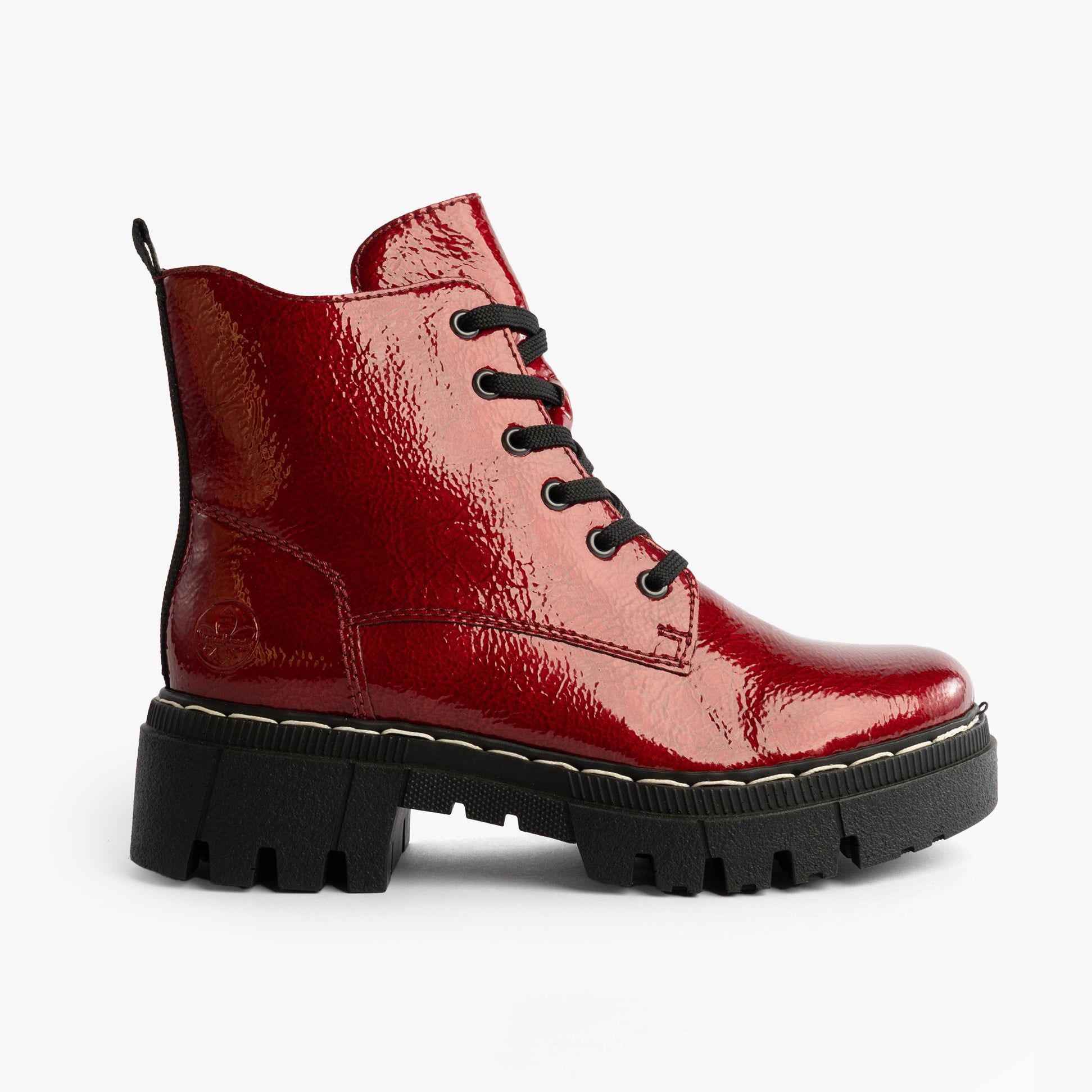 Rieker 74020-33 Womens Boots Red