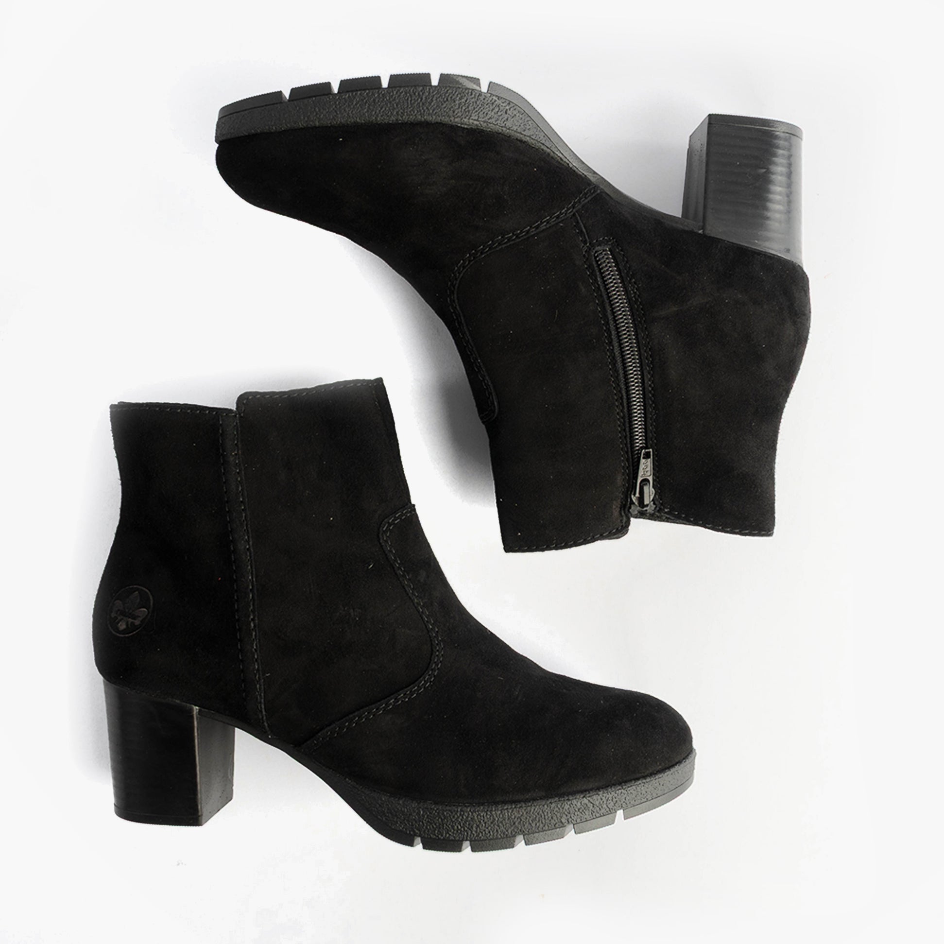 Rieker 77665-00 Womens Boots Black