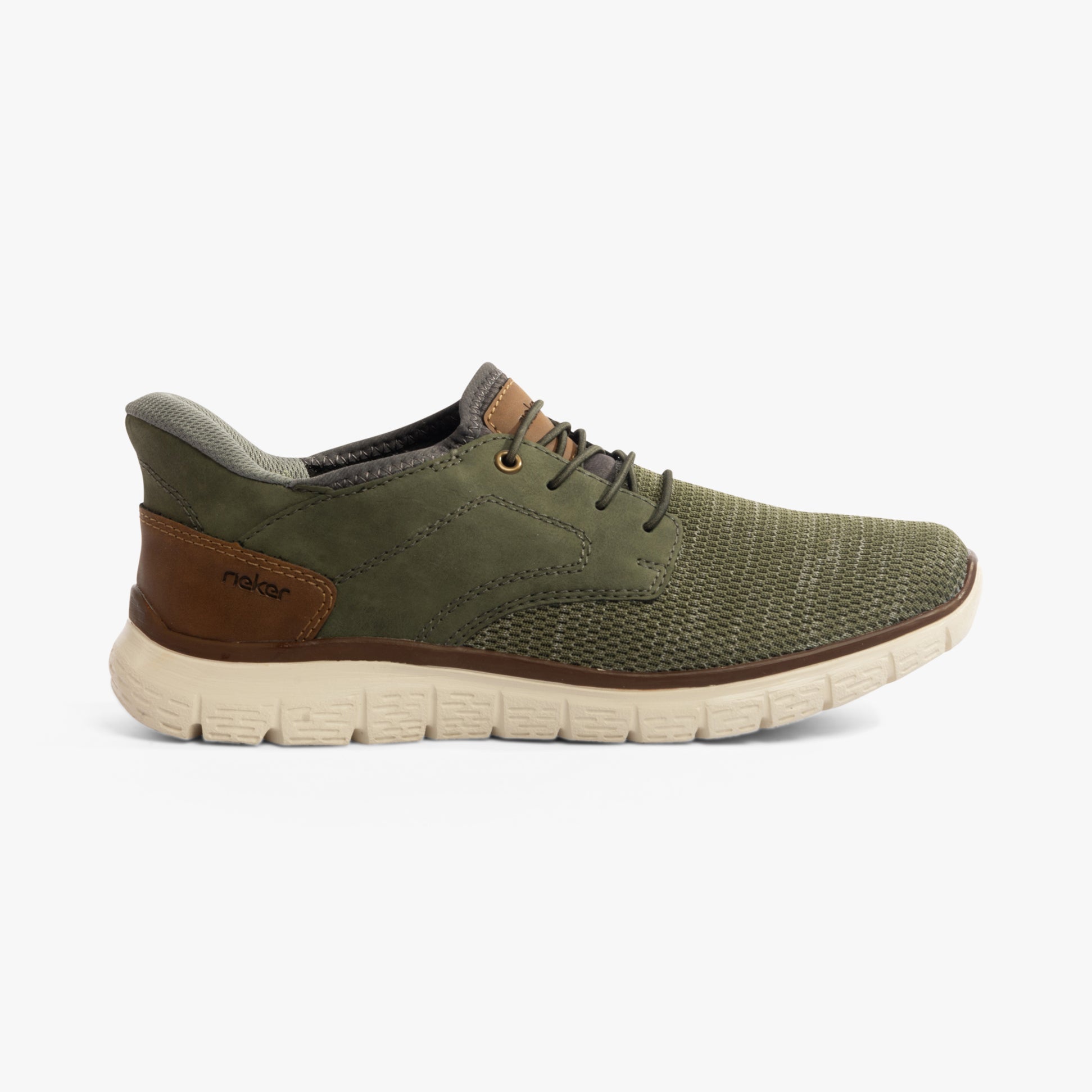 Rieker B6658-52 Mens Shoes Green