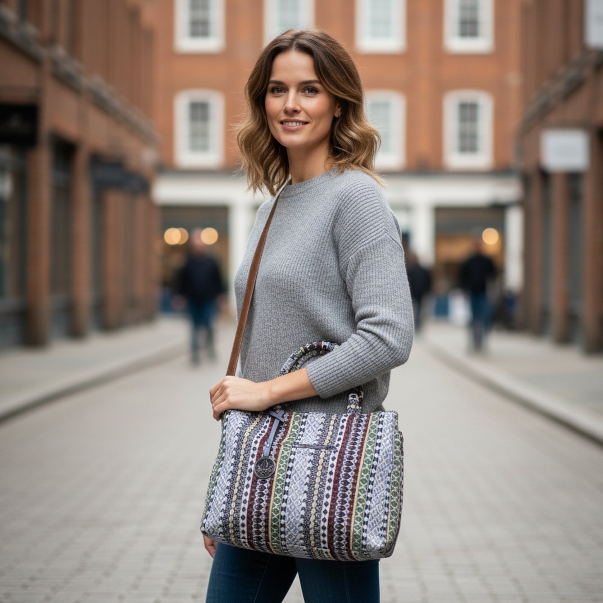 Rieker H1511-95 Womens Shoulder Bag Multi