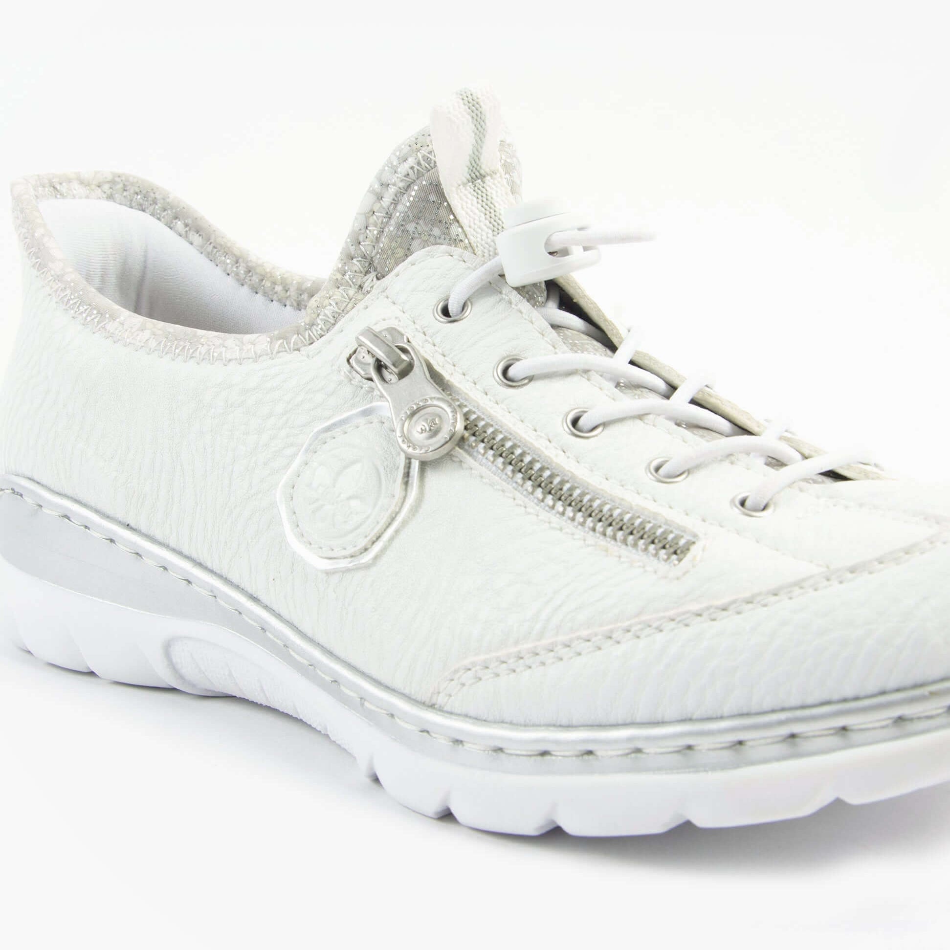 Rieker Womens Shoes White Combination