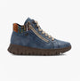 Rieker N1305-14 Womens Boots Blue