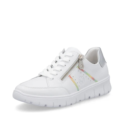 Rieker N1313-80 Womens Shoes White