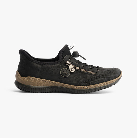 Rieker N3267-01 Womens Shoes Black