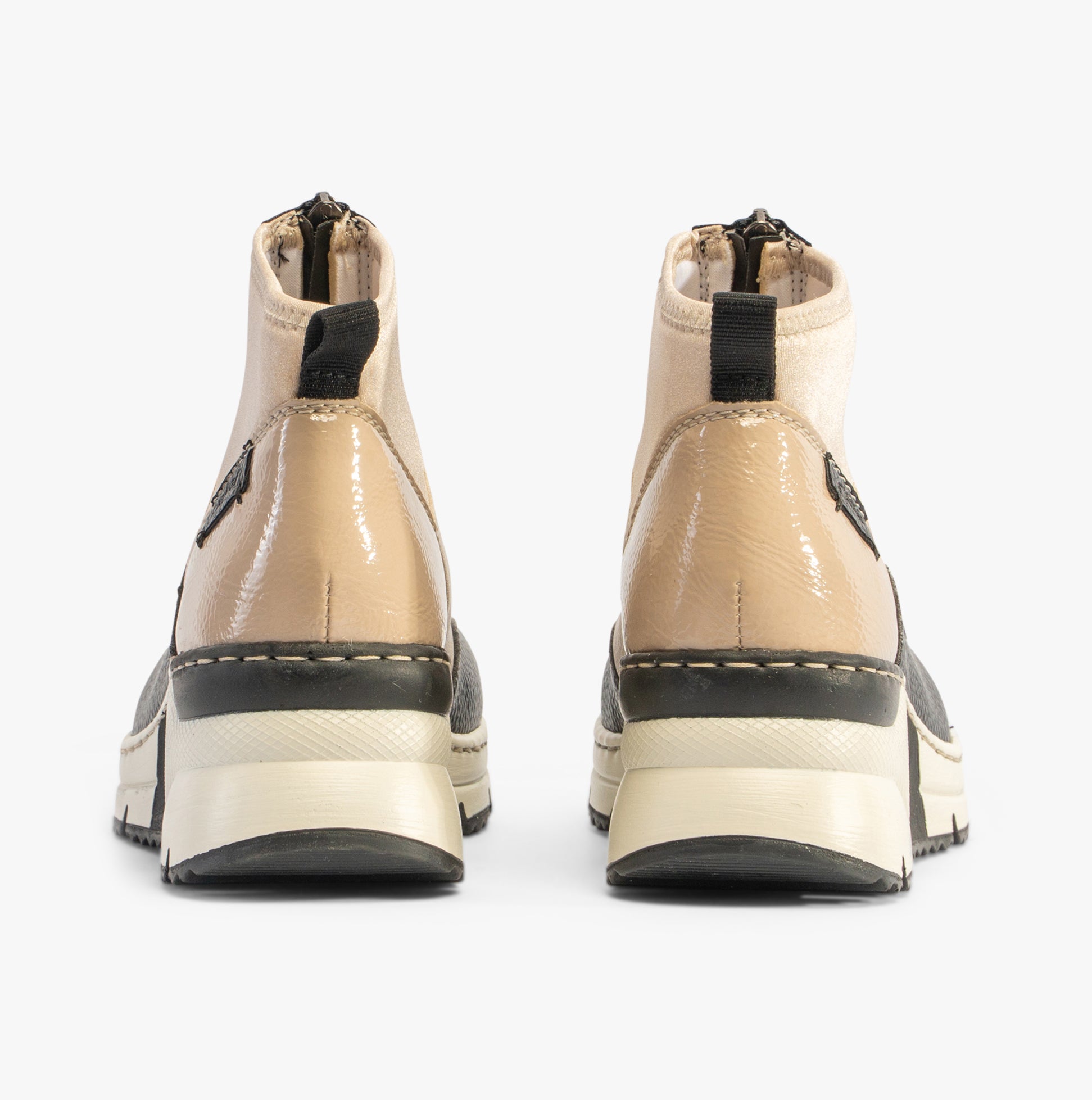 Rieker N6352-60 Womens Boots Beige