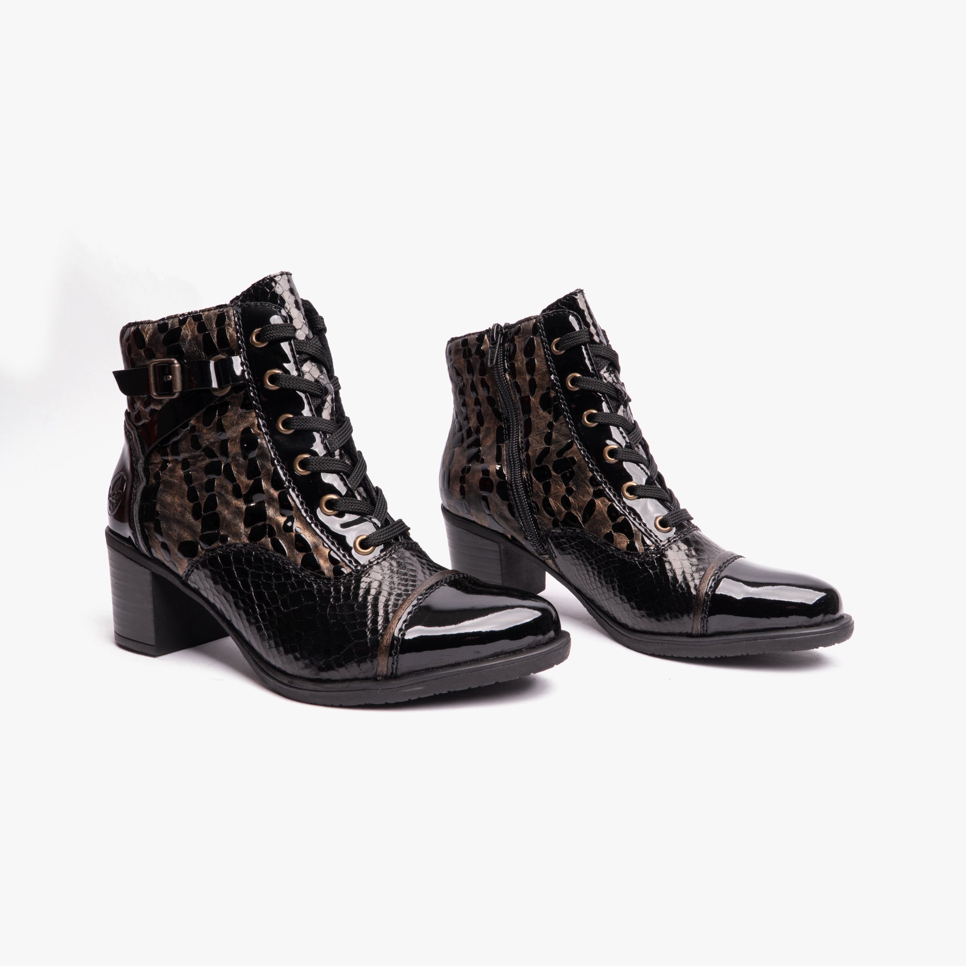 Rieker Y2032-00 Womens Boots Black