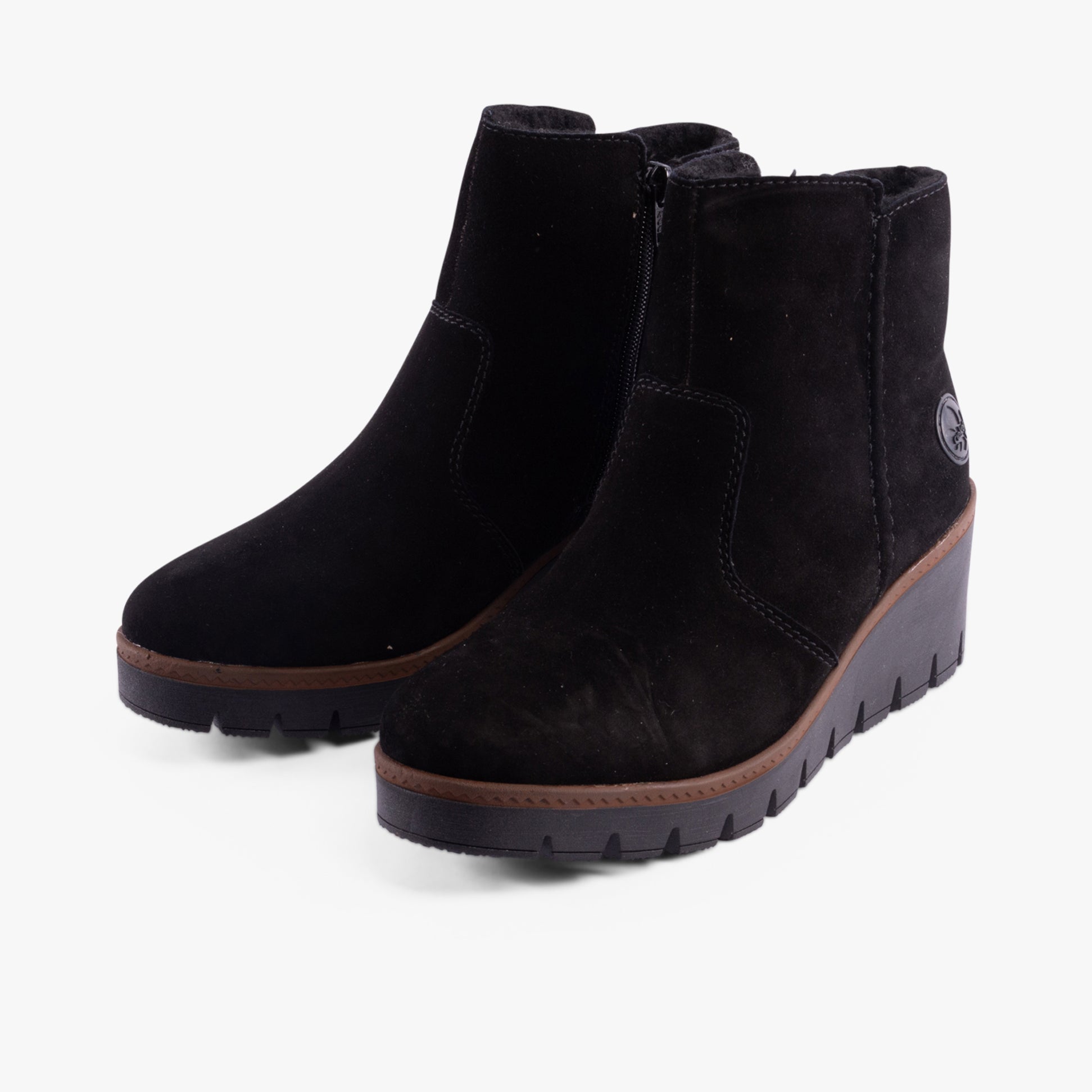 Rieker Y5065-00 Womens Boots Black
