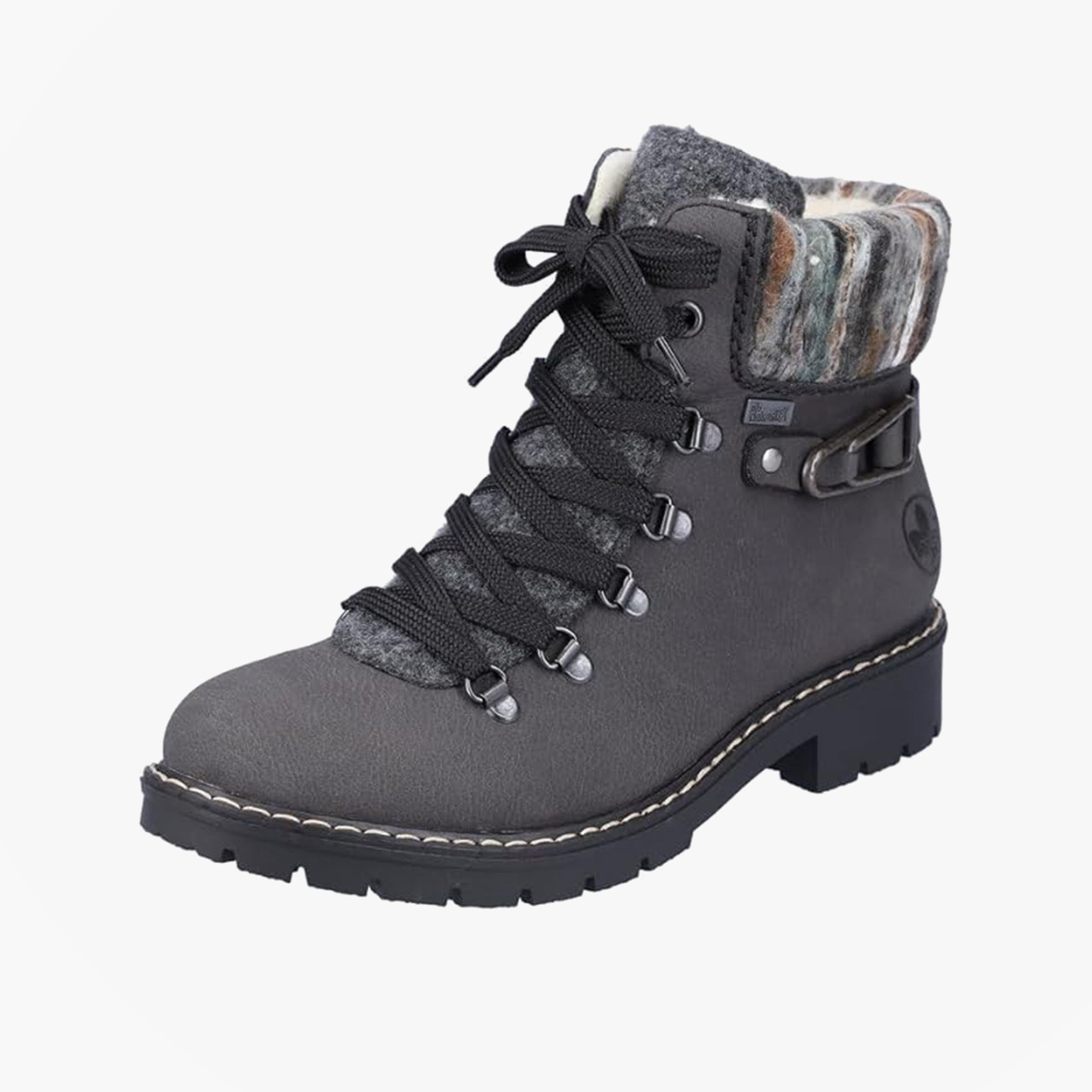 Rieker Y9131-45 Womens Ankle Boots Light Black