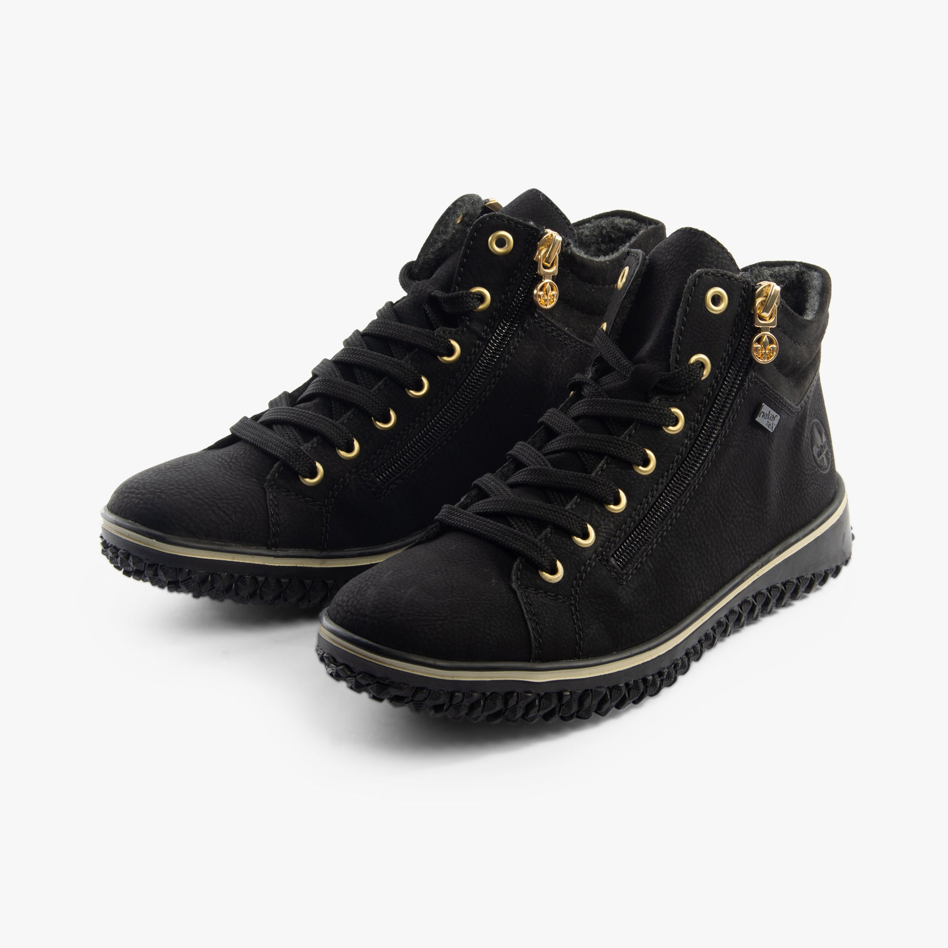 Rieker Z4263-00 Womens Ankle Boots Black