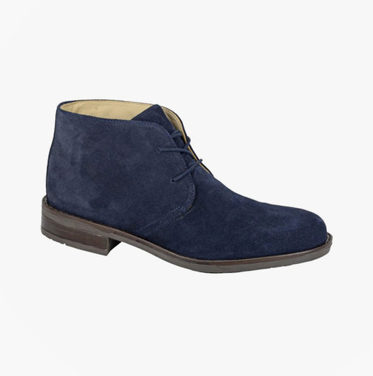 Roamers M511CS Mens 2 Eyelet Chukka Boots Navy