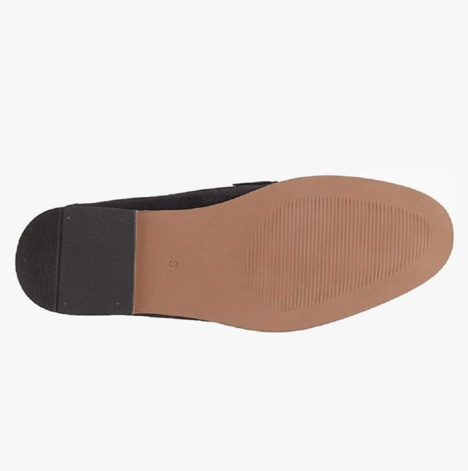 Roamers DOMINIC Mens Suede Slip On Moccasin Loafers Sand