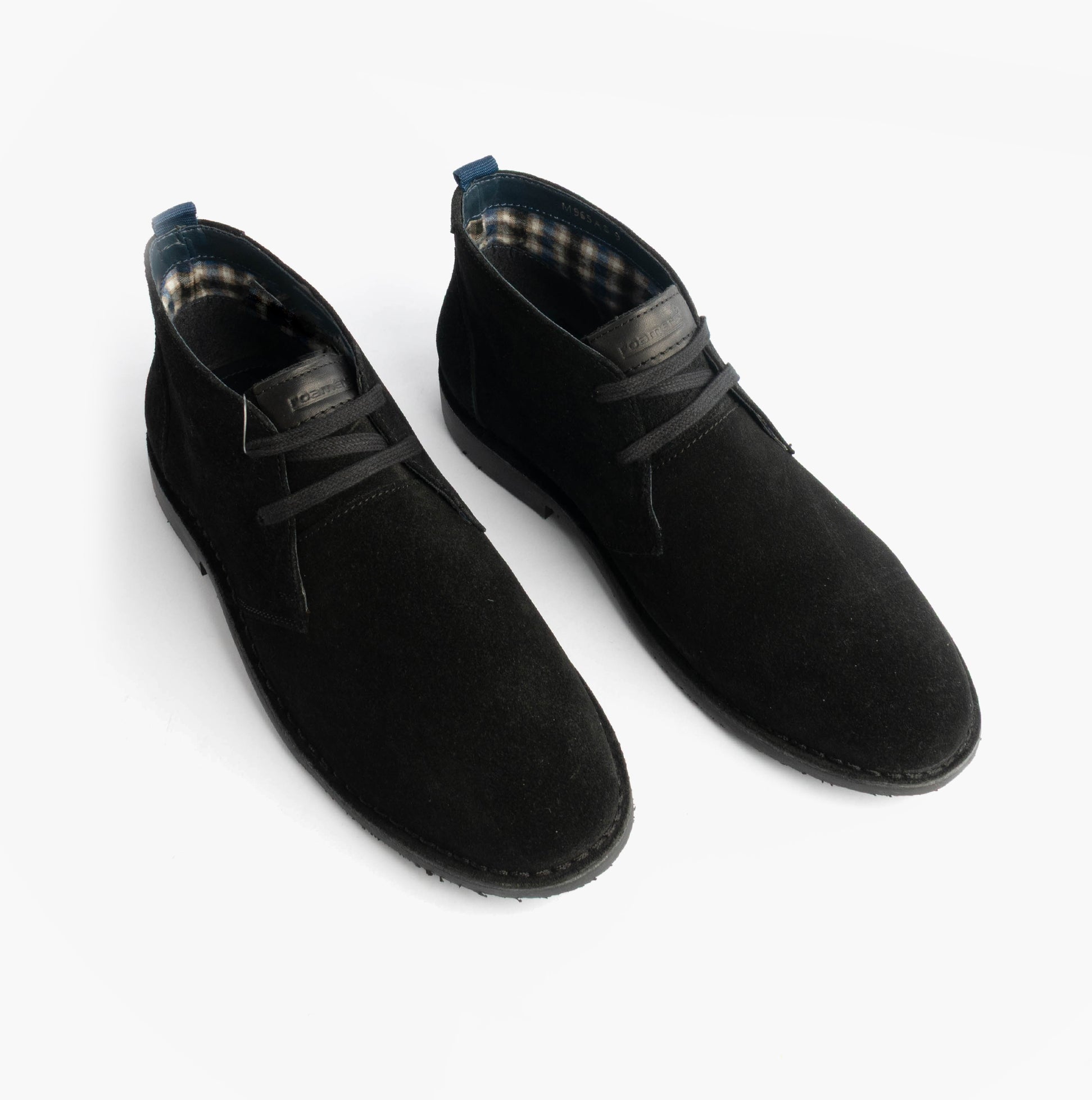 Roamers JACOB Mens Desert Boots Black