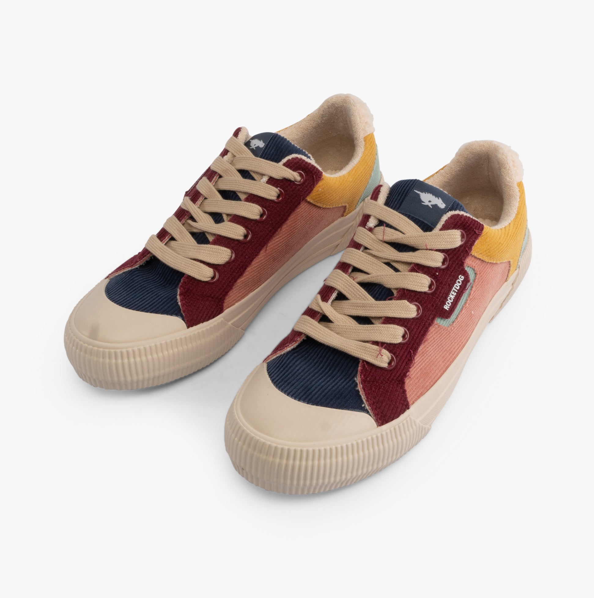 Rocket Dog CHEERY BLOCK Womens Trainers Slate Blue/Dusty Pink