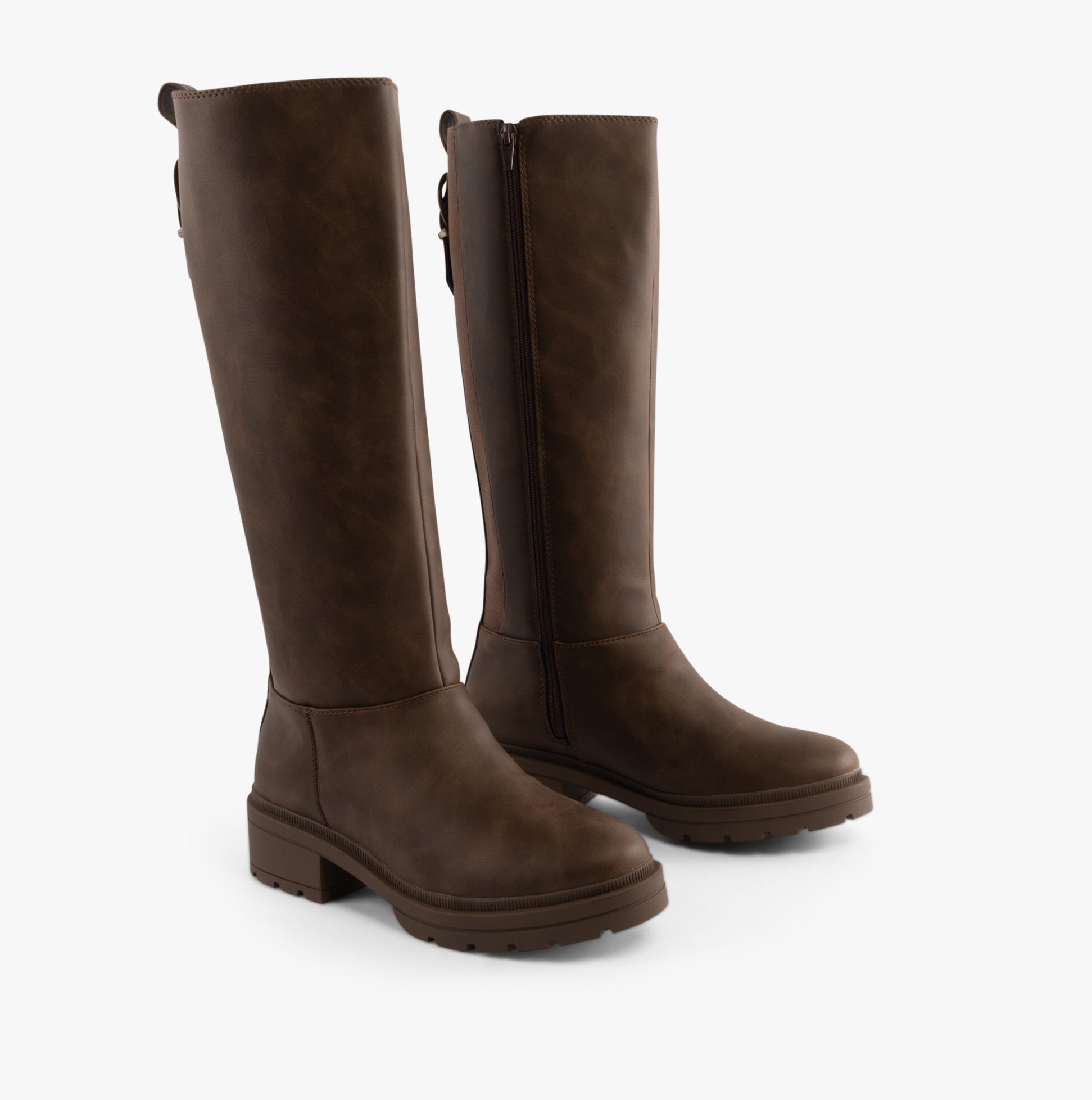 Rocket Dog INDEX Womens Tall Boots Dark Brown