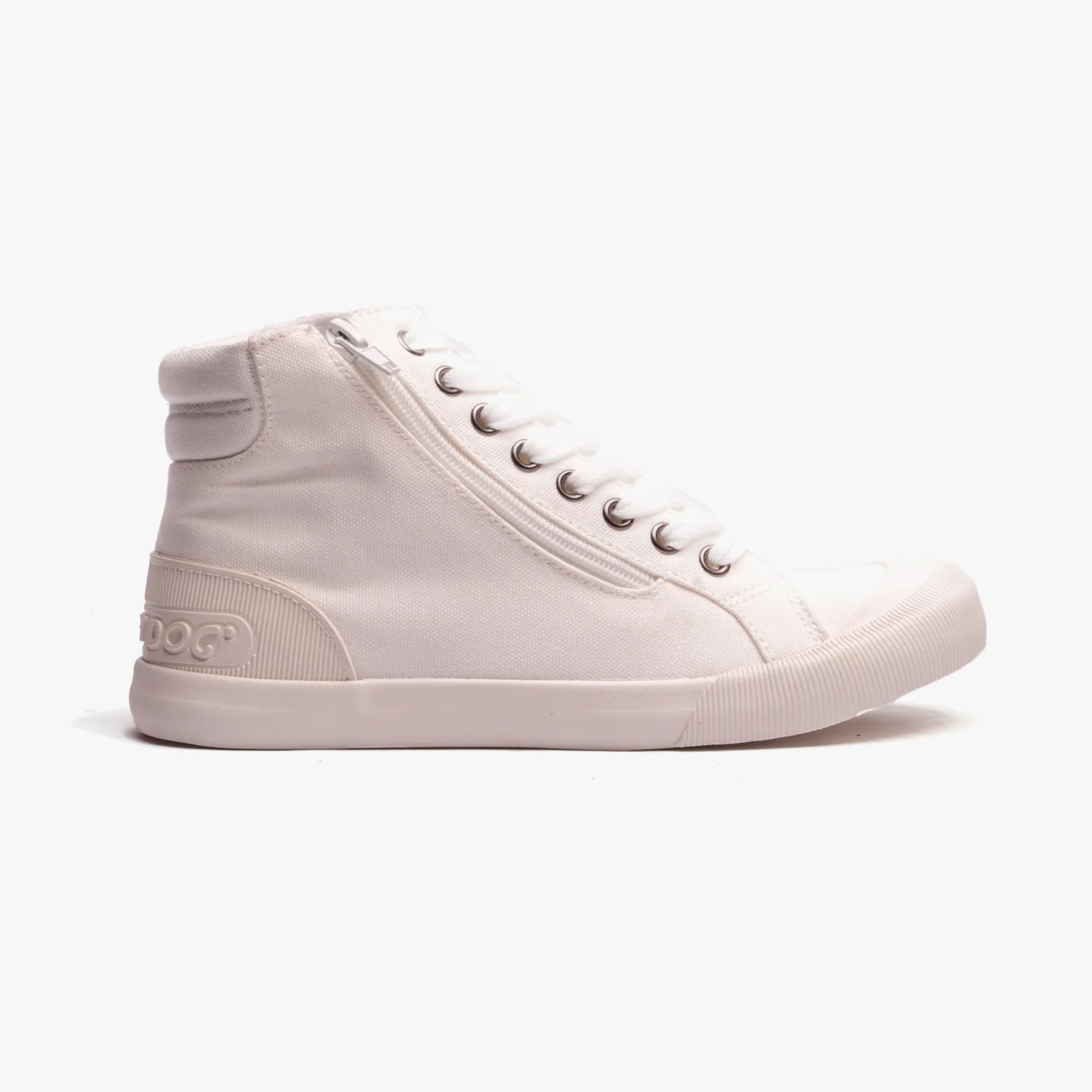 Rocket Dog JAZZIN HI Womens Canvas High Tops White