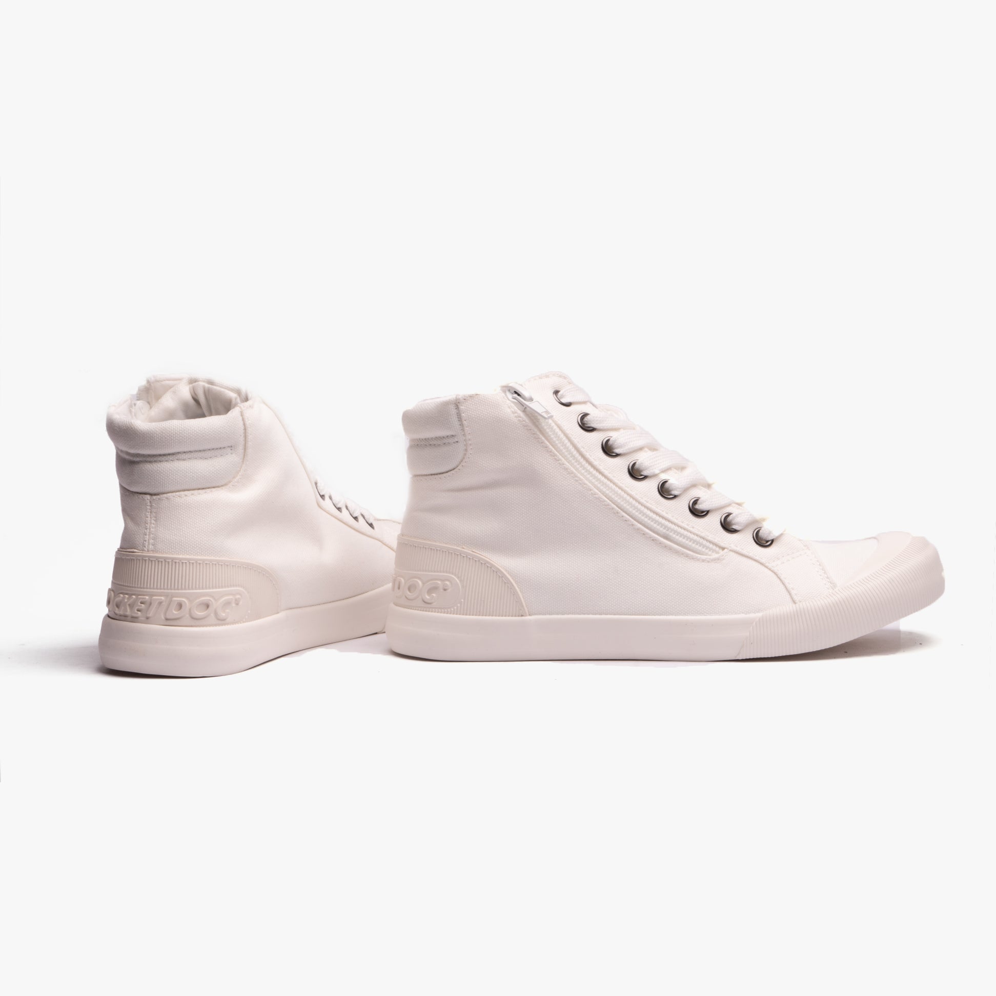 Rocket Dog JAZZIN HI Womens Canvas High Tops White