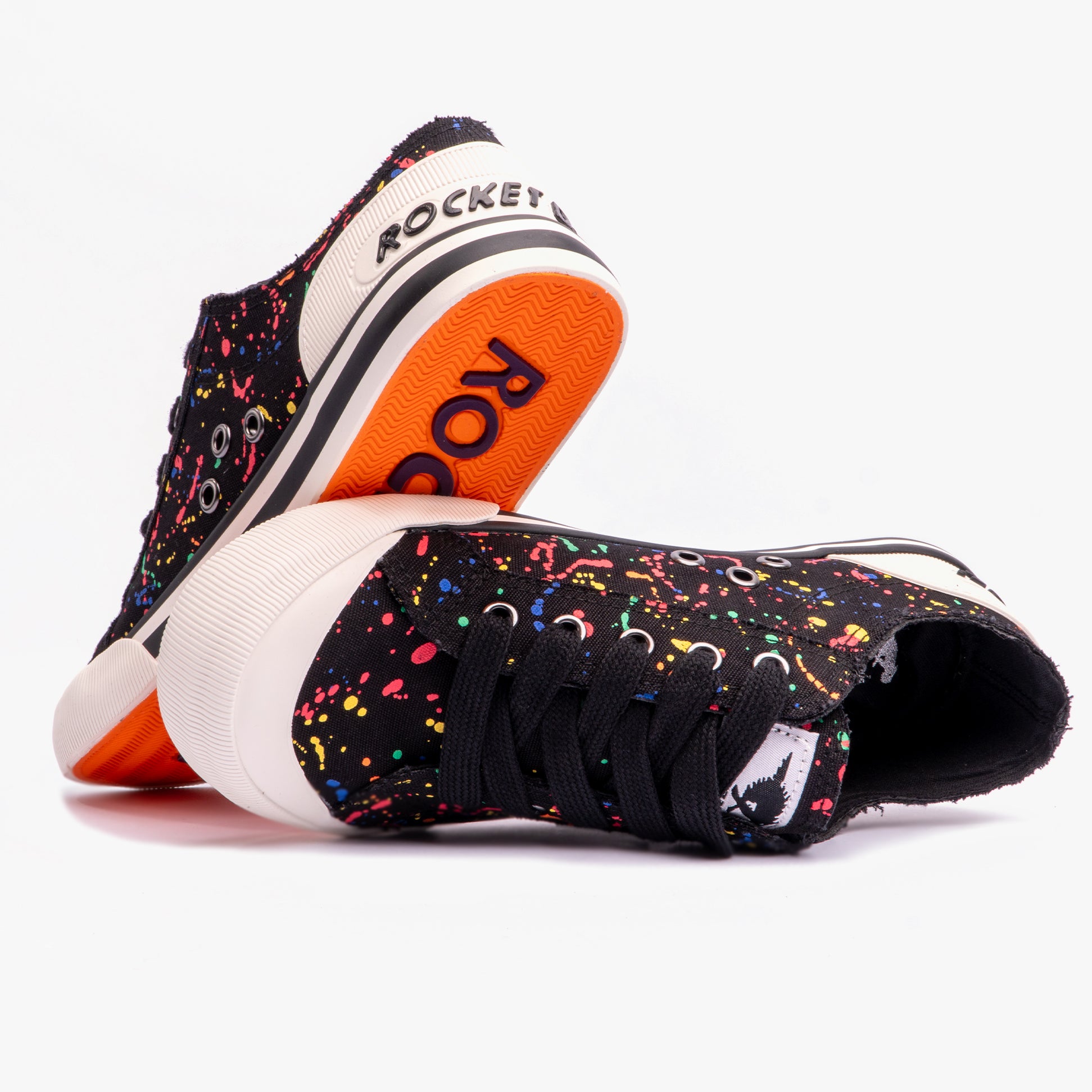 Rocket Dog JAZZIN SPLASH Womens Trainers Black Multi