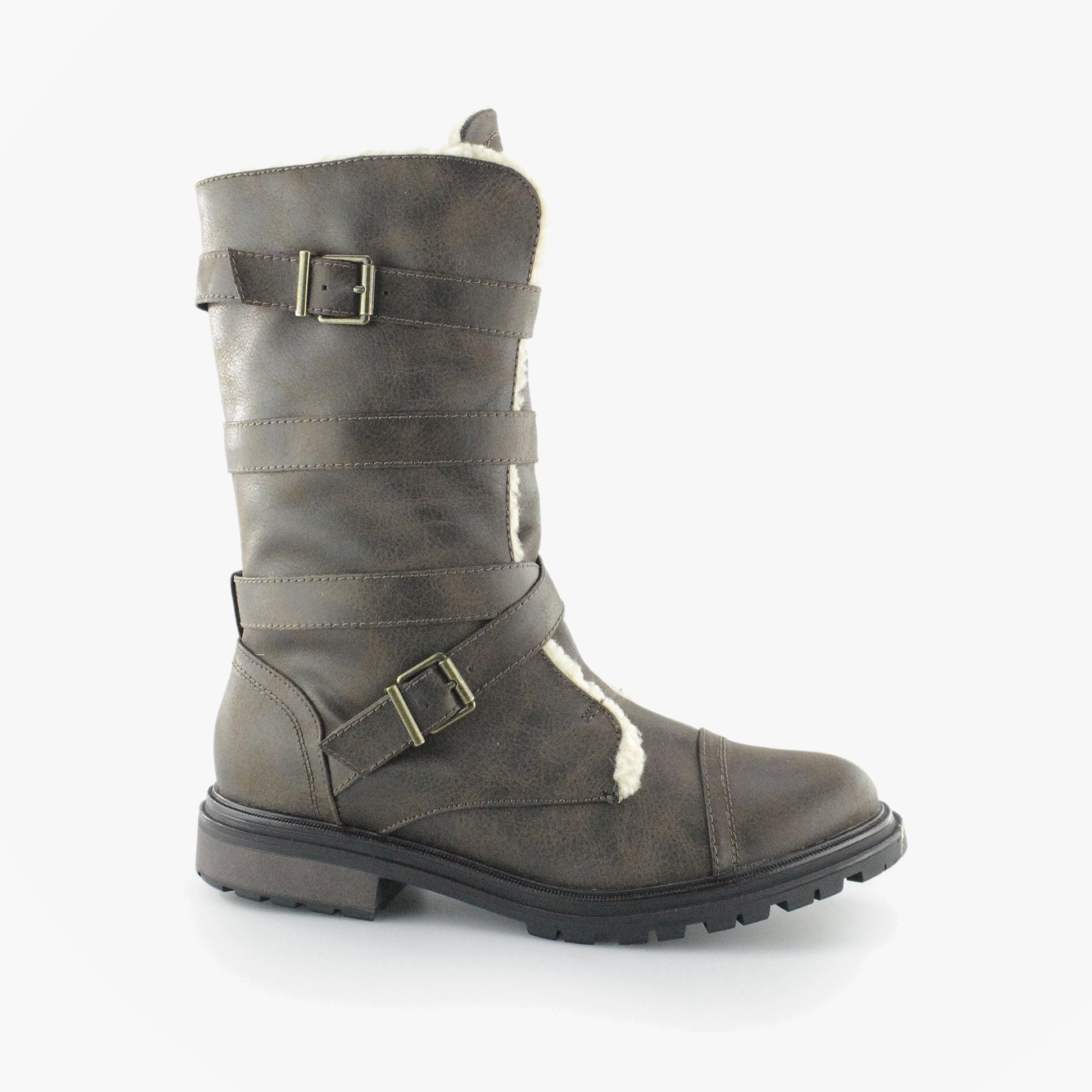 Rocket Dog LANCE Womens Biker Boots Brown