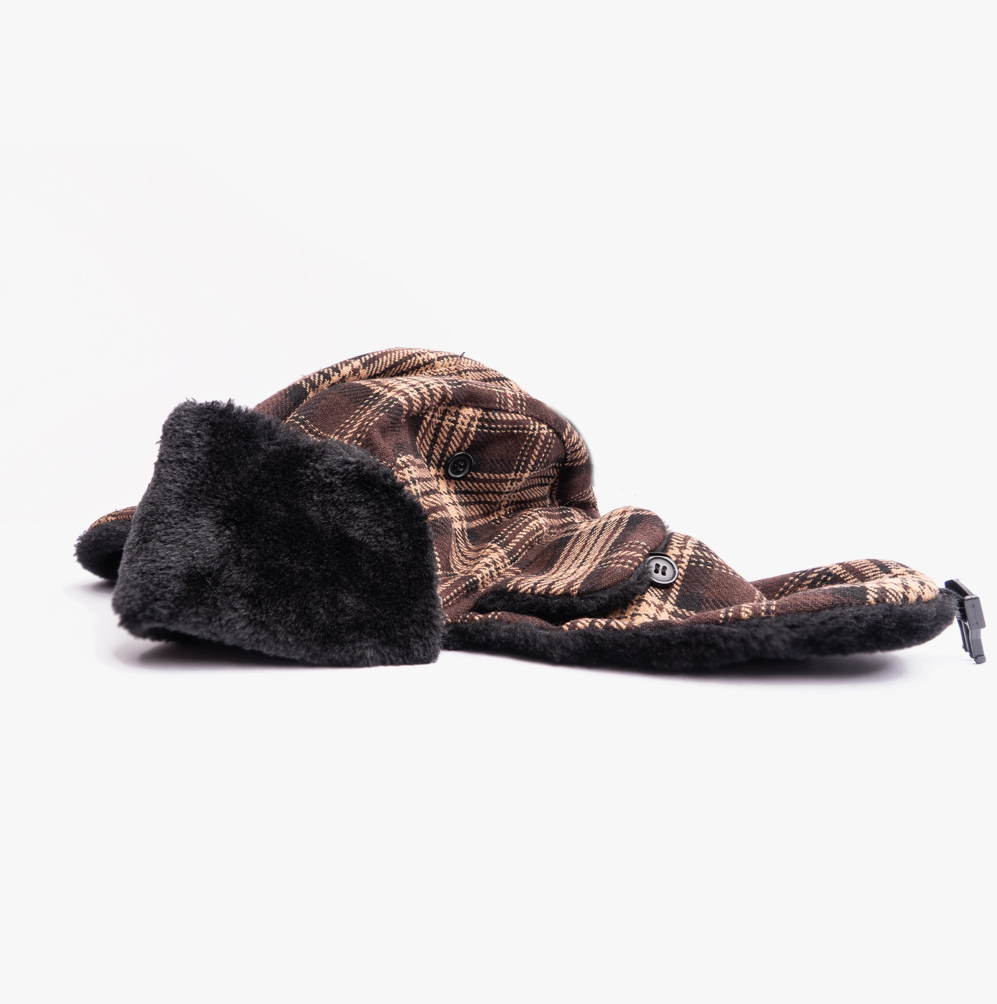 Royal Collection TRAPPER Womens Warm Winter Hat Brown