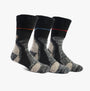 STB FUSION POWER HEAVY DUTY Mens 3 Pack Socks Multi UK 6-11