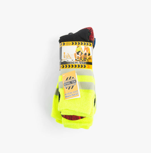 STB HIGHVIZ Mens Socks HIGHVIZ-6-11