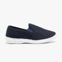 Scimitar LOUIE Mens Twin Gusset Casual Canvas Trainers Navy