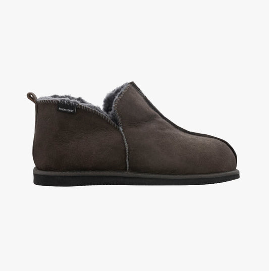 Shepherd ANTON Mens Slippers Matt Black