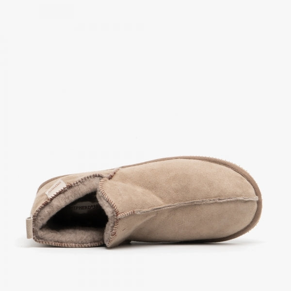 Shepherd ANNIE Womens Sheepskin Slipper Boots Stone