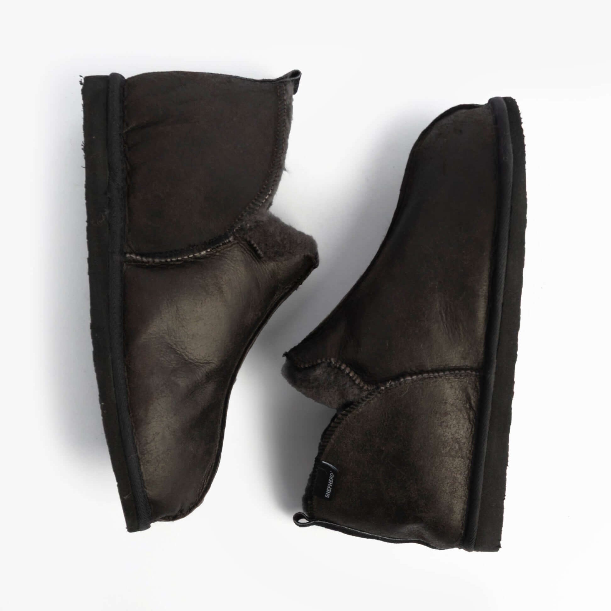 Shepherd ANNIE Womens Slippers Matt Black