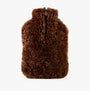 Shepherd KERRI Sheepskin Hot Water Bottle Cover Rusty Brown