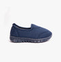 Shumo STINGRAY Unisex Infants Elasticated Slip-On Shoes Navy